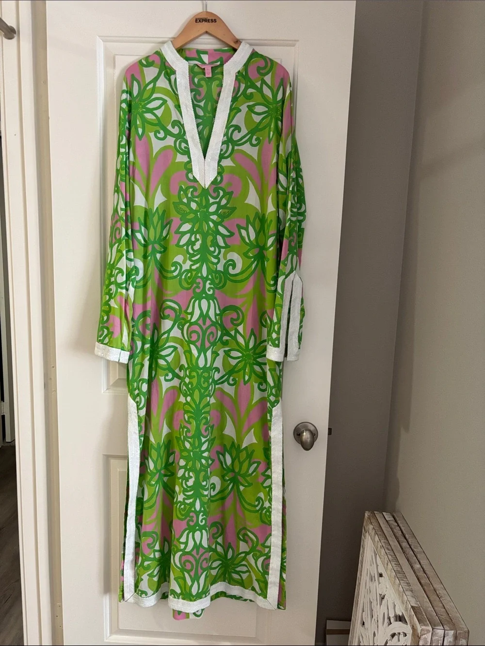 Rare HTF Vintage Lilly Pulitzer Colebrook Caftan XL - Picture 1 of 14